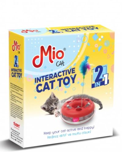 Mio 2’si 1 Arada İnteraktif Kedi Oyuncağı