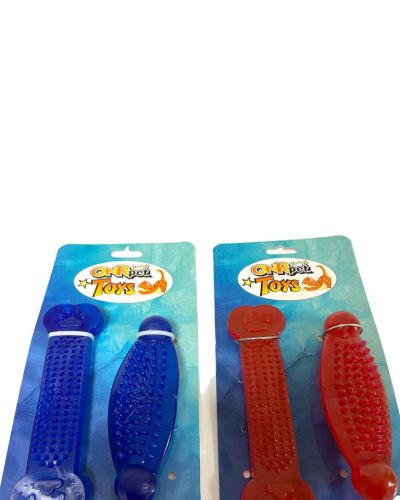 Plastik Köpek Diş Kaşıma Kemiği 2’li -13,5 x 11,5 cm-