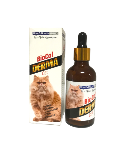 BİOCOL DERMA CAT 50 ML(tüy dökümü için)
