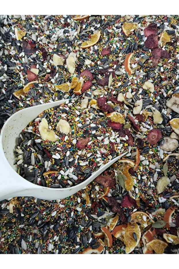 900 gr Gerçek Meyveli Vitaminli Papağan Yemi – Özel Seri - Görsel 2