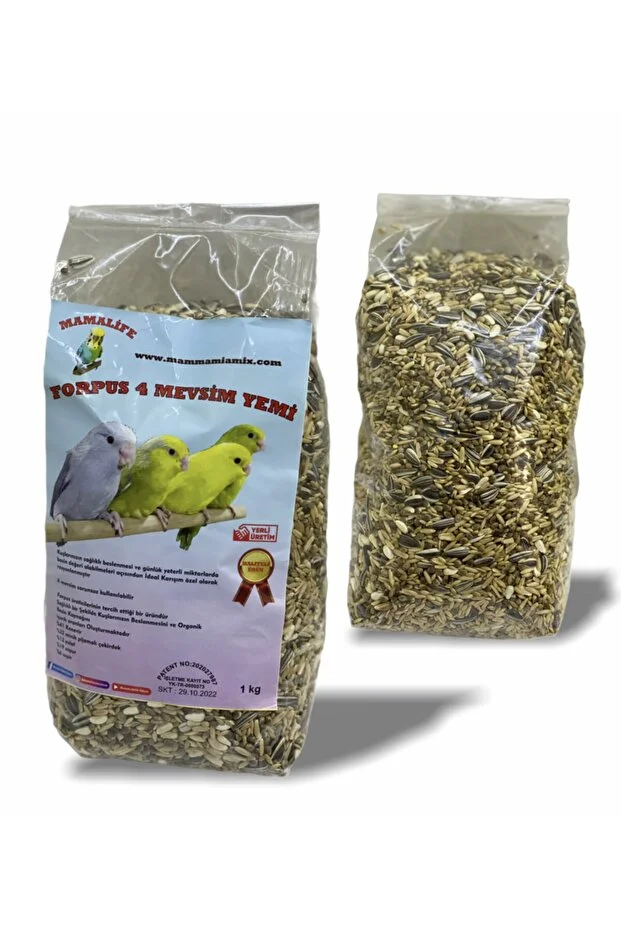 Forpus 4 Mevsim Yemi Profesyonel – 2 Paket (900 gr x 2)