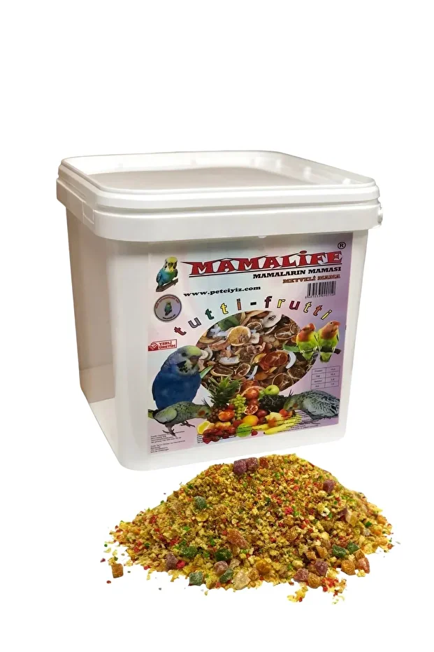 Meyveli Nemli 5 Kg Mamalife Kuş Maması