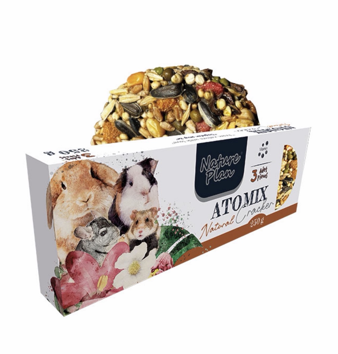 Nature Plan Atomix Cracker Kemirgenler İçin 250 G